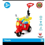 3-wheel children's bicycle with safety