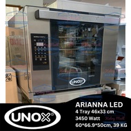 Arianna UNOX Convection Oven 4 Tray Listrik Seken Bekas