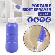 Toilet Bidet Spray Portable Travel Bidet Sprayer 450ML Blue Bidet Portable Travel Toilet Portable Feminine Cleaner/Cleaning Baby Buttocks Spray