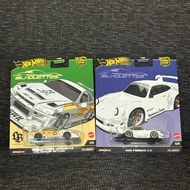 [Japan Sticker] Set of 2 pcs Hot Wheels Premium RWB Porsche 930 + LB-ER34 Super Silhouette Skyline L
