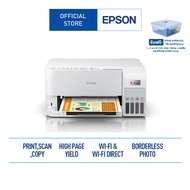 Epson EcoTank L3556 Ink Tank Printer มัลติฟังก์ชัน 3 in 1  (Print/Copy/Scan/WiFi/WiFi-Direct)