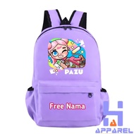 Avatar World Game Kids Backpack Free Name