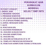 perangkat ajar kurikulum merdeka smp kelas 7