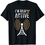 I'M Radio-Active Funny Ham Radio Operator Radio Dad T-Shirt