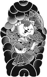 Best Friend Tattoos,Lucky Cat,Cat Tattoos,Water-Resistant,Lasts 1-2 Weeks,Resilience,Real Tattoo Loo