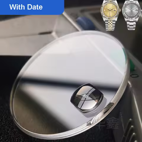Sapphire Crytal Suitable For DATEJUST 36 Case Flat With Date Window Without Logo Anti-scratch Watch 