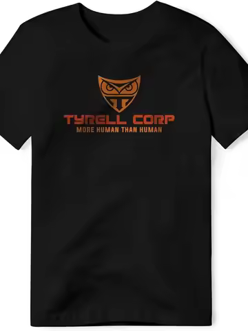 Classic T-Shirt Featuring Tyrell Corporation Logo From Blade Runner Film Graphic Short Sleeve Men's 