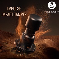 TIMEMORE Impulse Impact Coffee Tamper 58.4mm – Flat Base Espresso Tamper with Rebound Force for Effo