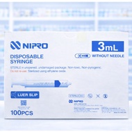 **For Mixing** Nipro syringe-Size 3 ml + Hypodermic Needle