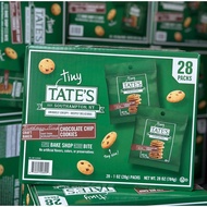 ( USA ) LARGE BOX OF 28 PACKAGES Choco Chips Tiny Tate's USA Costco 28G - Choco Chips Tate’s Cookies