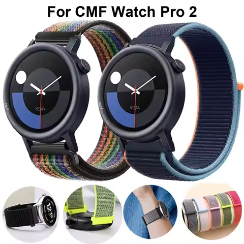 22mm Replacement Strap For CMF Watch Pro 2 Sport Nylon Loop Bracelet Wristband For CMF by Nothing Wa