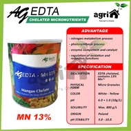 READY STOCK 500G AG EDTA MN 13% Mangan Chelate Mikro Nutrien Fertigasi Fertigation EDTA Supplement B