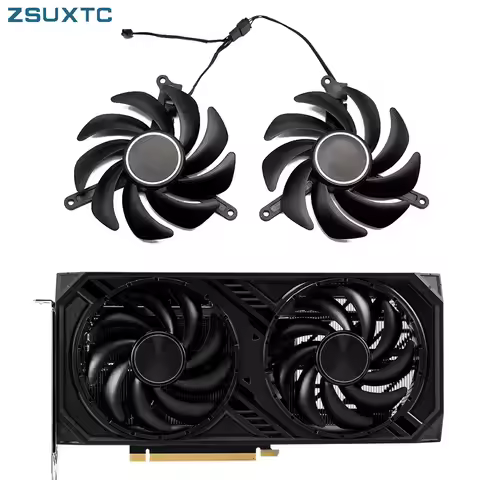THA9513S2H-PAA07 DC 12V 0.45A 4PIN RTX 4060TI GPU Fan for Palit RTX 4060 Ti 4070 Super Dual graphics