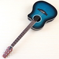 Round Back Ovation Model Electric Acoustic Guitar 41 Inch Acoustic Guitar Cutaway Design 6 Strings E