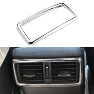ABS Car Rear Air Conditioning Outlet Vent Sticker for Nissan X-Trail Xtrail T32 2014-2021 Decoration Cover Trim Accessories