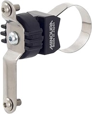 MINOURA Bottle Cage Holder, EBW-Band Type, Black/Silver (Clamp Compatible Diameter: 0.9-1.4 inches (