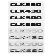 Car Tail Trunk Emblem Sticker Auto Old Style Letter Badge Decoration for Mercedes Benz CLK Class CLK