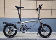 特價 新款 Ruhm DX7 speed  碟剎 鉻鉬鋼 折叠車 送前後蛙燈 叮叮