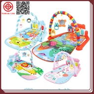 YTL Play Gym Mobile Music Piano For Development Cute Pastel Colors With Lights With