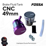 Fossa Universal Aluminum Motorcycle Brake Clutch Pump Cylinder Fluid Oil Reservoir Cup 49mm