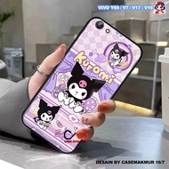 Hardcase 2D Glossy Vivo Y69 V7 V17 V19 V15 V15 Pro S1 S1 Pro - Hard Case Kuromi Motif