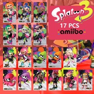 Platoon 3 Amiibo การ์ด Nintendo Switch Platoon 3เกม Props เครื่องแต่งกายการ์ด17PCS