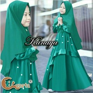 Xavier Kids KANAYA Premium / Dress Muslimah Anak / Hijab Muslim / Gamis Syari / Baju Muslim Anak / b