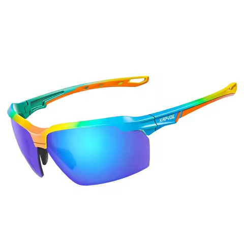KAPVOE Cycling Glasses Polarised Sunglasses Sports Glasses MTB Glasses Cycling Glasses Men Road Bike