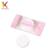 Satu Keluarga Tissue Bulat Mini Travel Sekali Pakai K142 Compressed Paper Mask Sheet Masker Wajah