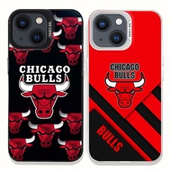 NR7 B_Bulls Silicone Case for iPhone 17 14 13 Pro Max Plus