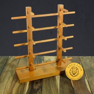 CODE G62N WOODEN GLASSES RACK SUN GLOSS HOLDER RACK DISPLAY WOODEN GLASSES STAND 1 SUSUN