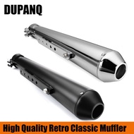 Retro Cafe Racer Motorcycle Exhaust Muffler Pipe Modified Tail System for CG125 GN125 Cb400ss Sr400 EN125 XL883 1200 Uni