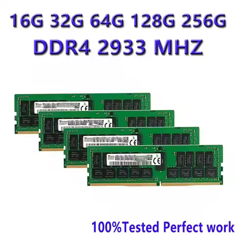 M386AAG40MMB-CVF 128GB DDR4 2933MHZ 1.2V RDIMM 4R X 4 （DDP8G X 4）x 36 288pins Support Server 5G & Co