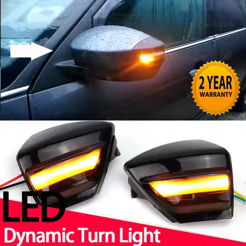 Dynamic LED Turn Signal Lights Rearview Mirror Indicator Blinker Repeater For Ford S-MAX CD340 Kuga 