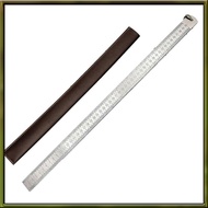 Heavy Duty Straight Edge Ruler, 20 Inch& 50cm, 0.2" Thick Metal Inch& mm Measurement Tool for Constr