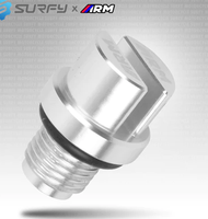 Mitsushi ฝาปิดน้ำมันเฟืองท้าย ARM สำหรับ Yamaha Nmax / Aerox CNC อลูมิเนียม  ARUMI อินโดนีเซีย หลายส