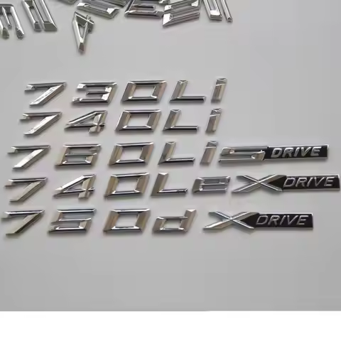 For BMW Chrome XDrive 730i 735i 740i 745i 750i 755i 760i 730Li 735Li 740Li 745Li 750Li 755Li 760Li T