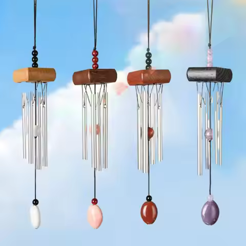 1pcs Wind Chimes Pendant Aluminum Tube Metal Pipe Wind Chimes Bells Balcony Outdoor Yard Garden Home