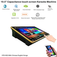 Karaoke machine,19.5''Touch Screen Player,Songs Machine,8TB HDD 160K Chinese,English,Vietnamese songs,300K Multi-Language songs on cloud,Android,KTV Dual System,On line Cinema