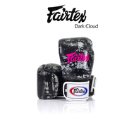 FAIRTEX MUAY THAI Boxing Gloves BGV1 Dark Cloud "Genuine Leather" นวมชกมวย มวยไทย ลาย เมฆมืด หนังแท้ UNISEX (Shipped with Fairtex Box)