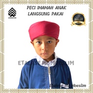 Peci Imamah Permanen Instant 15 Meter Siap Pakai Sorban Imamah Anak Laki Laki Sorban Kyai Imamah Kia