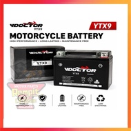 REMPIT YTX9 YTX9A Gel Battery Kering MODENAS ELEGAN 150 ELEGAN 200 SYM VTS 200 VTS150 NINJA 250 Z250