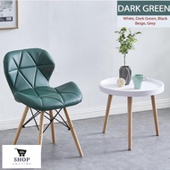 Modern Design Eames Chair with Leather Cushion Seat & Solid Wood Leg | Study chair | Dining chair | 