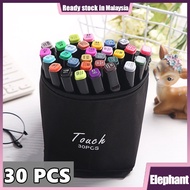 EL-30/60pcs Touch Cool Colours Graphic Art Twin Tip Copic Marker Pen Set color Touchcool