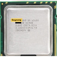 Xeon W3680 CPU processor 3.3GHz  LGA1366 12MB L3 Cache Six-Core server CPU
