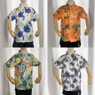 Hawaiian Shirts Flower Print Shirt for Kids Boy Gilr Clothes Hawaii Vacation Beach Shirt Unisex Clot