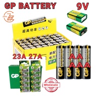 GP Battery Supercell Super Heavy Duty AAA/AA/9V/23A/27A Battery