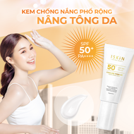 Kem Chống Nắng Phổ Rộng Nâng Tone Da ISKIN Cooling Tone-Up Sunscreen 40ml SPF50+ PA ++++