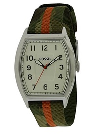 Fossil Men s Narrator FS4914 Beige Nylon Quartz Watch
