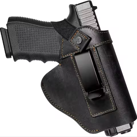 Right Hand IWB/OWB Gun Holster with Metal Clip Portable Outdoor Tactical Gear for Glock 19/42/43X Co